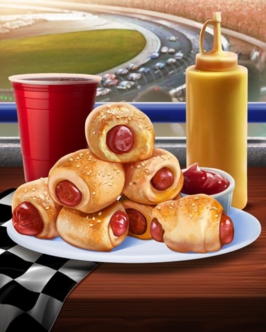 MONOPOLY Sudoku Pigs in a Blanket Tailgating Foods Badge