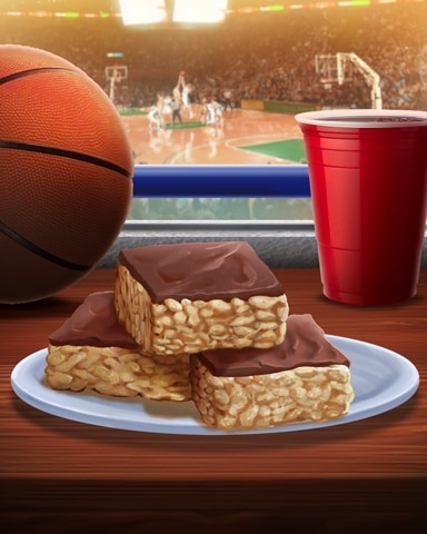 Pogo Slots Rice Cereal Treats Tailgating Foods Badge