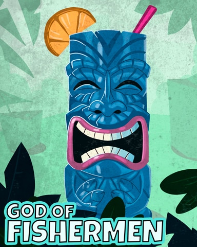 Ceramic God of Fishermen Badge - Canasta HD