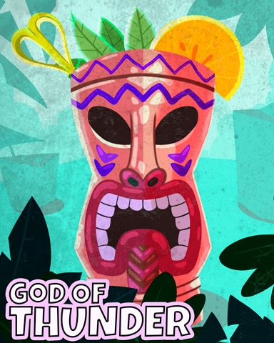 Ceramic God of Thunder Badge - First Class Solitaire HD