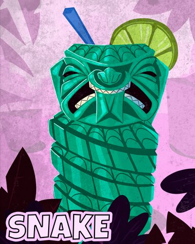 Ceramic Snake Badge - Tri-Peaks Solitaire HD