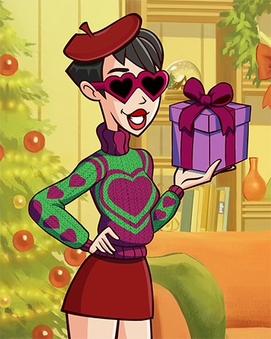 Canasta Ruby's Gift Ugly Sweaters Badge