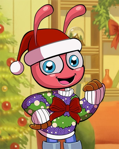 Bowed Up Grant Ugly Sweaters Badge