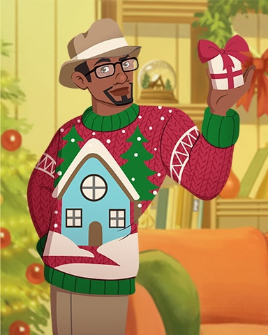 Chase With a Gift Ugly Sweaters Badge