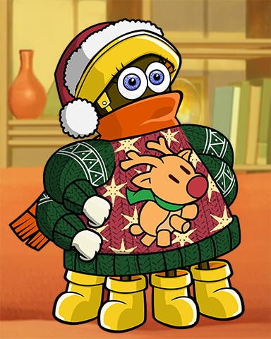 Reindeer Octavia Ugly Sweaters Badge