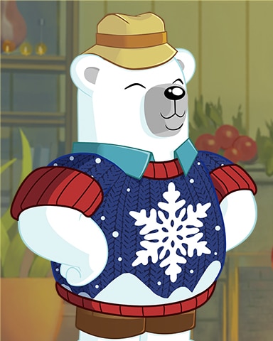Snowful Bearnard Ugly Sweaters Badge