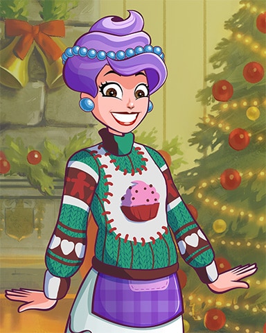 Bake Ready Antoinette Ugly Sweaters Badge