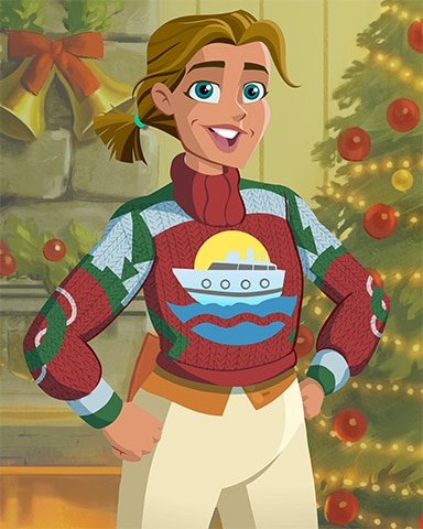 Cruising Ally Ugly Sweaters Badge