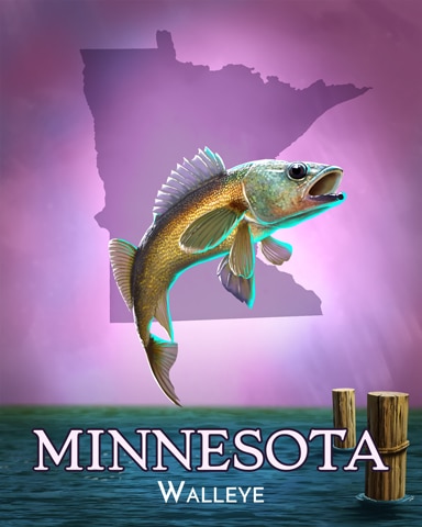 Tri-Peaks Solitaire HD Walleye Wild America Badge