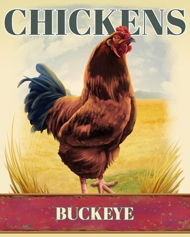 World Class Solitaire HD Buckeye Chickens Badge