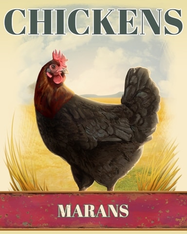Tri-Peaks Solitaire HD Marans Chickens Badge