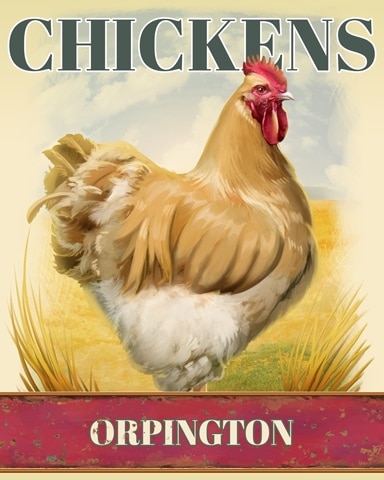 Mahjong Safari HD Orpington Chickens Badge