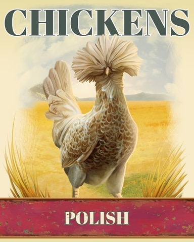 Mahjong Garden HD Polish Chickens Badge