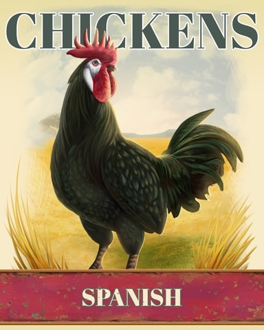 Jungle Gin HD Spanish Chickens Badge