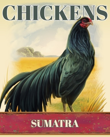 Tri-Peaks Solitaire HD Sumatra Chickens Badge