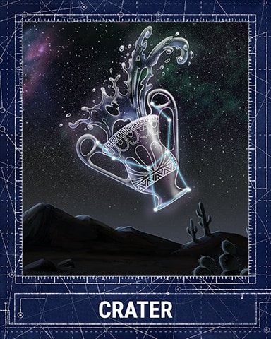 Jigsaw Treasure Hunter HD Crater Constellations Badge