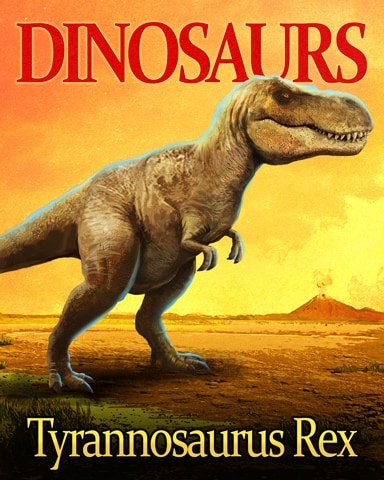 T-Rex Dinosaurs Badge