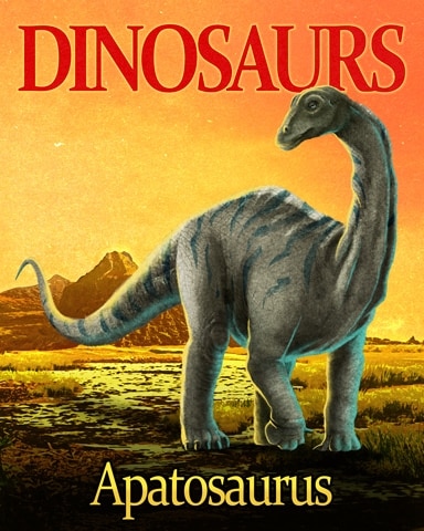 Apatosaurus Dinosaurs Badge