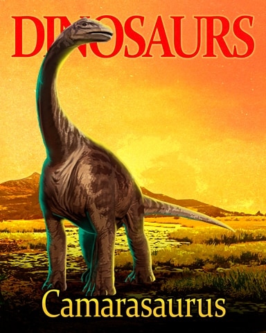 Camarasaurus Dinosaurs Badge