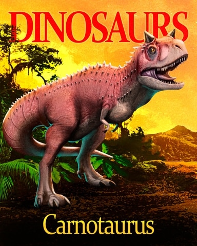 Carnotaurus Dinosaurs Badge