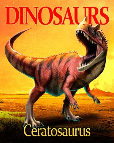 Ceratosaurus Dinosaurs Badge