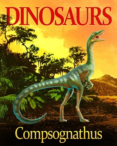 Compsognathus Dinosaurs Badge