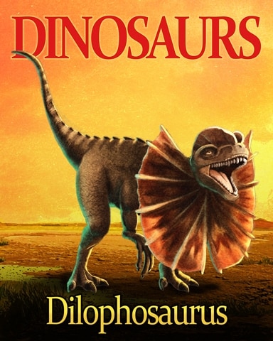 Dilophosaurus Dinosaurs Badge