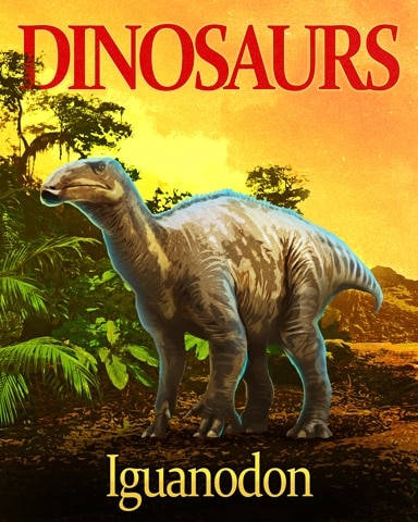 Iguanodon Dinosaurs Badge
