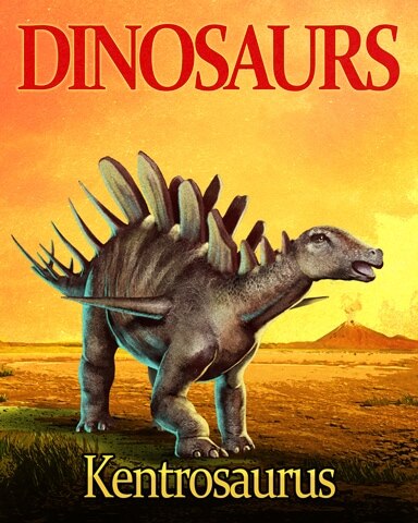 Word Whomp HD Kentrosaurus Dinosaurs Badge