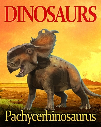 Pachyrhinosaurus Dinosaurs Badge