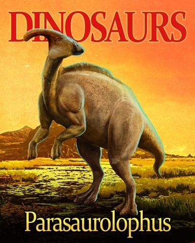 Parasaurolophus Dinosaurs Badge