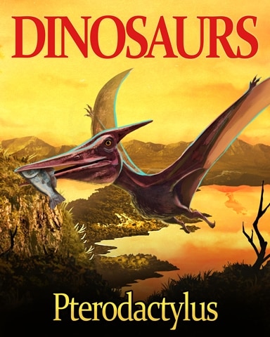 Pterodactylus Dinosaurs Badge