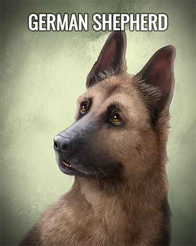 Quinn's Aquarium German Shepherd Badge