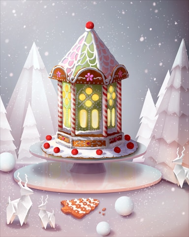 Green Gazebo Gingerbread Badge - Quinn's Aquarium