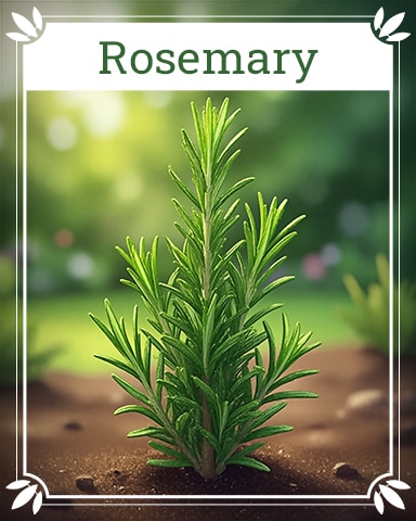 Rosemary Healing Herbs Badge