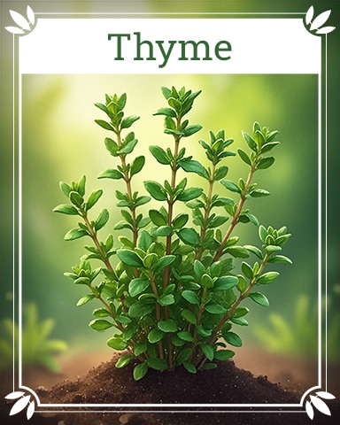 Thyme Healing Herbs Badge