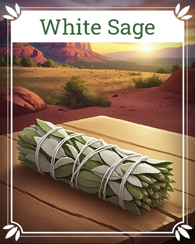 Pogo White Sage Healing Herbs Badge