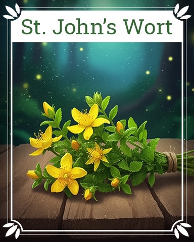 Pogo St. John's Wort Healing Herbs Badge