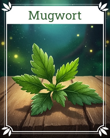 Pogo Mugwort Healing Herbs Badge