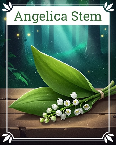 Pogo Angelica Stem Healing Herbs Badge