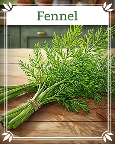 Pogo Fennel Healing Herbs Badge