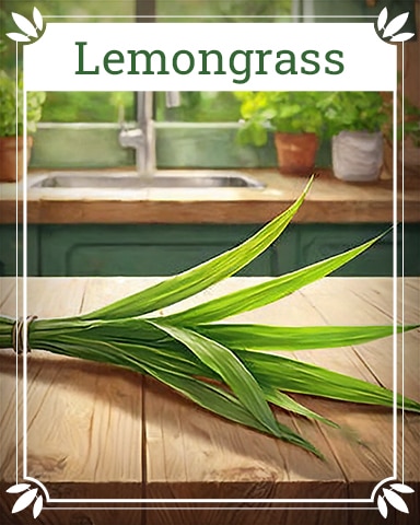 Pogo Lemon Grass Healing Herbs Badge