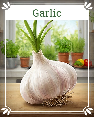 Pogo Garlic Healing Herbs Badge
