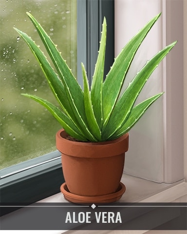 Pogo Mahjong Sanctuary Aloe Vera Houseplants Badge