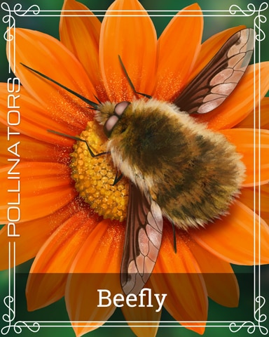 Pogo Bee Fly Pollinators Badge