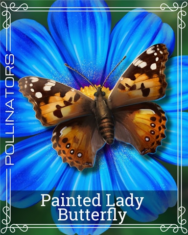 Pogo Painted Lady Butterfly Pollinators Badge