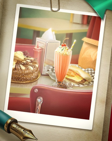 Claire Hart: Secret in the Shadows De-Lite Diner Badge