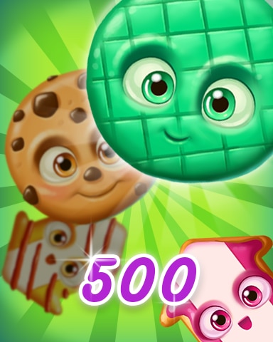 Cookie Connect 5-Moves 500 Badge