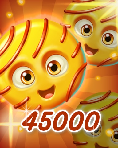 Cookie Connect Yellow Cookie 45000 Badge