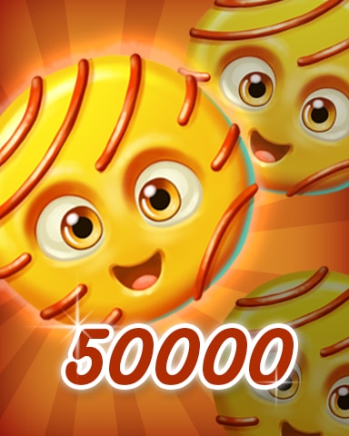 Cookie Connect Yellow Cookie 50000 Badge